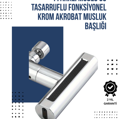 4 Modlu Musluk Başlığı Şelale, Yağmur, Sprey, Köpük Akışı Yüksek Basınç Performansı Modern Tasarım