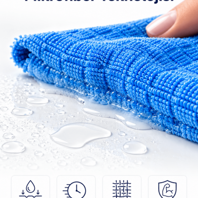40x40 Mikrofiber Temizlik Bezi İz Bırakmayan Cam Ayna Mobilya Mutfak Temizlik Bezi