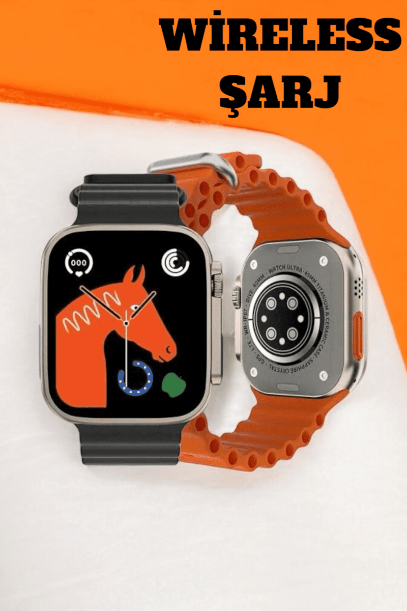 49MM Ekranlı, Kan Basıncı ve Adımsayar Özellikli Bluetooth Akıllı Saat