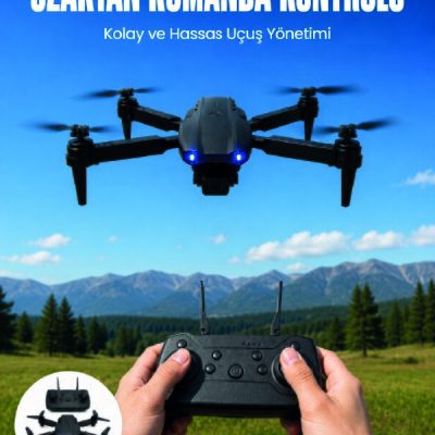 4K HD Kameralı Katlanabilir Drone Sabit Yükseklik Destekli Uzaktan Kumandalı Drone