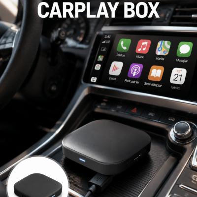 5.8GHz WiFi Destekli Kablosuz Android Auto Dönüştürücü Yeni Nesil