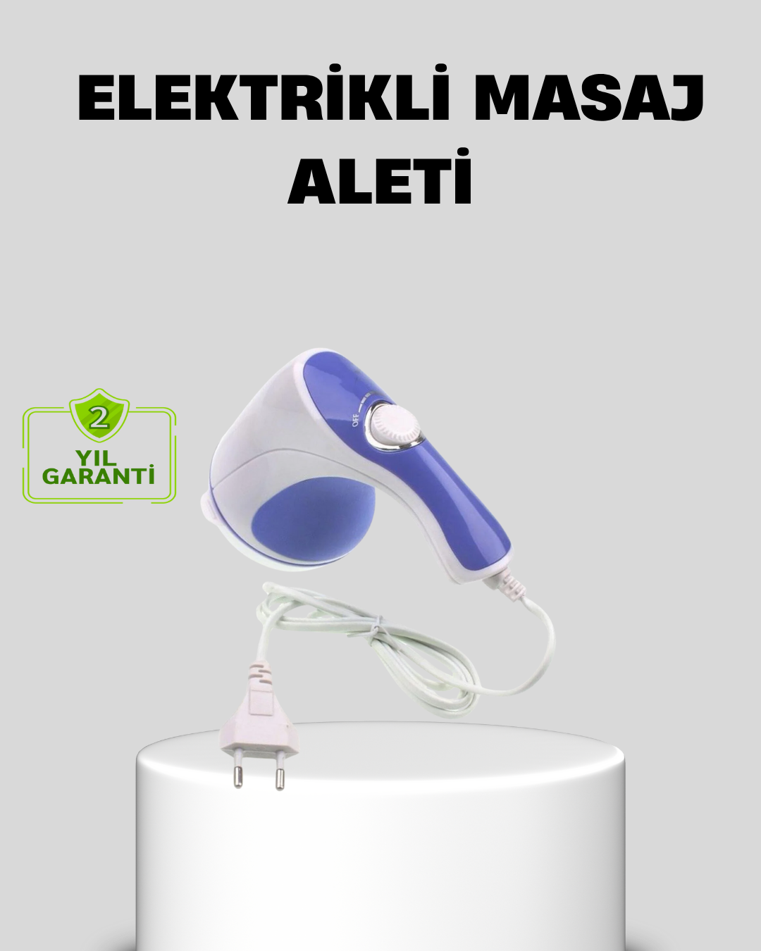5 Başlıklı Elektrikli Masaj Aleti