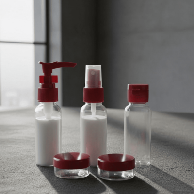 5 Parça Seyahat Dolum Şişesi Seti 30 ml Hafif Tasarım
