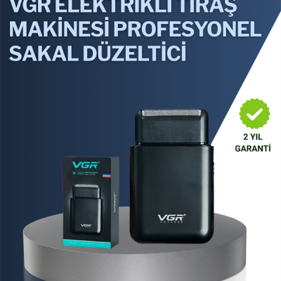5 W Güçlü USB Şarjlı Sakal Şekillendirici – İki Başlıklı, Su Geçirmez Tasarım