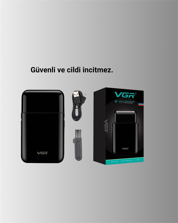 5 W Güçlü USB Şarjlı Sakal Şekillendirici – İki Başlıklı, Su Geçirmez Tasarım