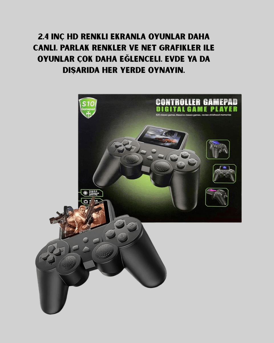 500 Oyun Tek Cihazda! Nostalji ve Eğlence Yanınızda
