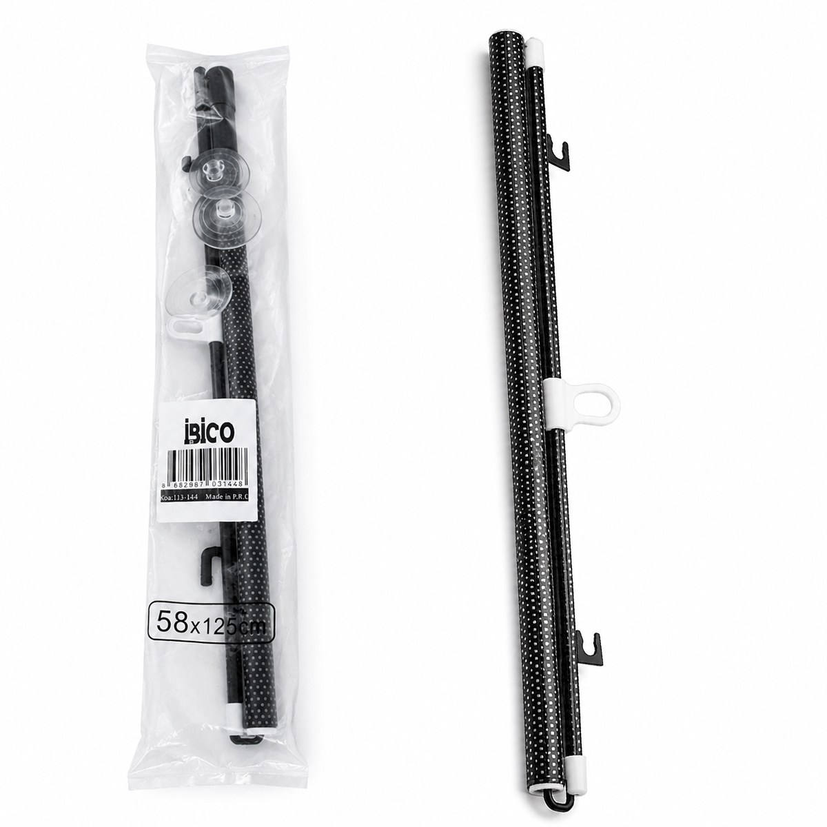 58x125 cm PVC Makaralı Araç Cam Güneşliği (Vantuzlu)