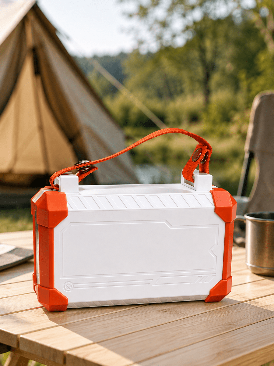 Kamp ve Seyahat İçin 60000 mAh Powerbank 22.5W Hızlı Şarj Acil Durum Işıklı Taşıma Saplı 4 Entegre Kablolu