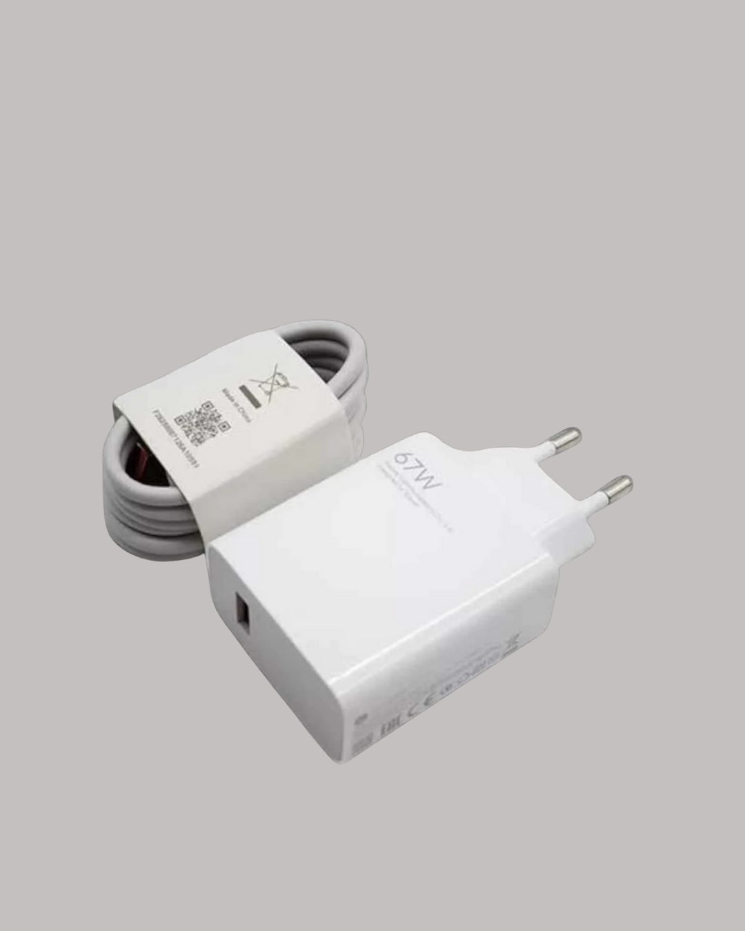 Güvenli ve Hızlı Şarj İçin 67W Turbo Adaptör Type-C Kablo ile