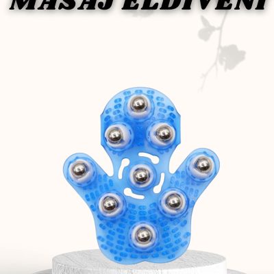 9 Bilyeli Masaj Eldiveni Giyilebilir Plastik Vücut Sıkılaştırıcı