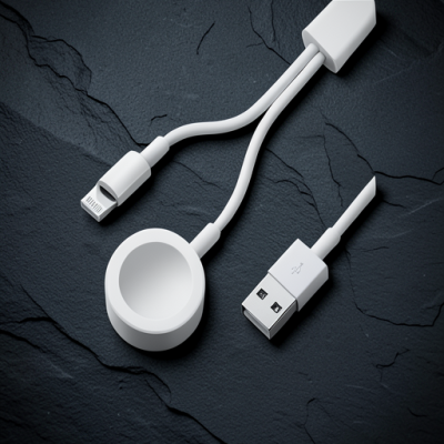 Ac08 2in1 Kablosuz Şarj Apple Watch 1/2/3/4/5/6/7/8/se