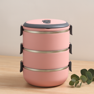 Açık Pembe Sefer Tası Saklama Kabı