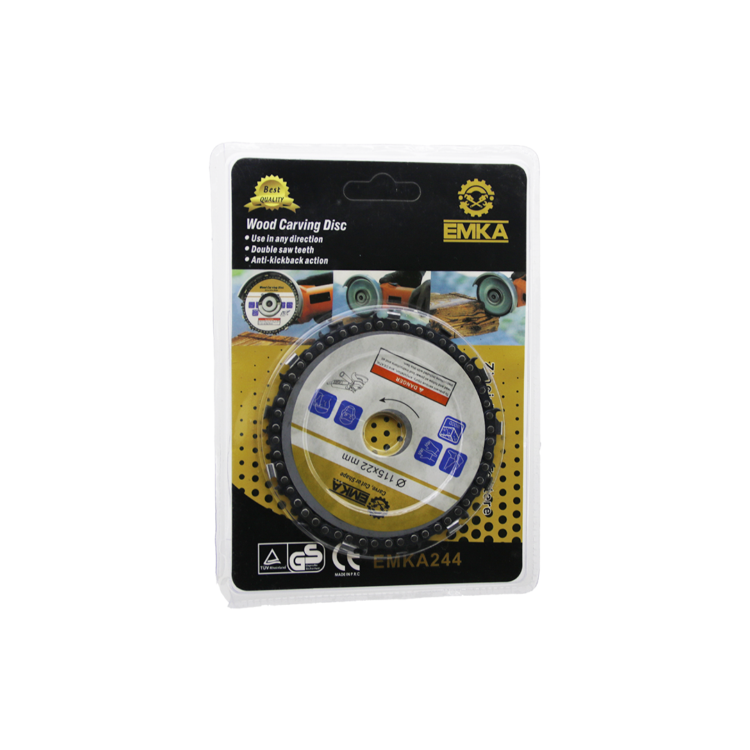 Ahşap Oyma Testere Diski 115x22 mm (Zincirli)