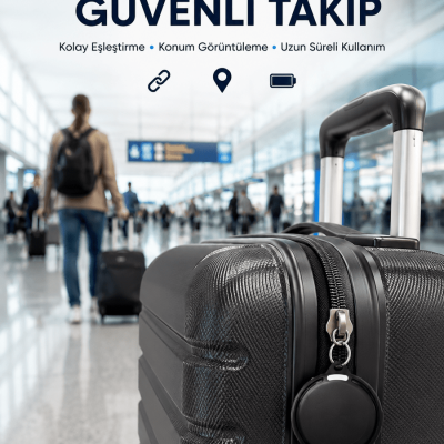 Akıllı Bluetooth Takip Cihazı AirTag İOS ve Android Uyumlu