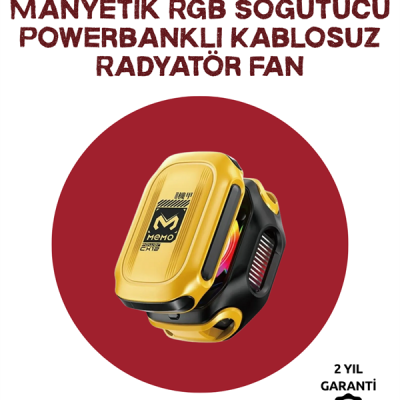 Akıllı Dijital Kontrollü Soğutucu | AI & Standart Mod | 7 Kanatlı Fan Tasarımı
