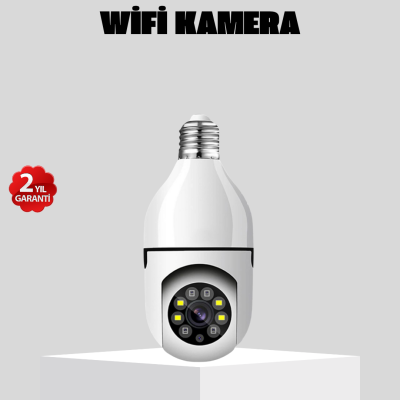 Akıllı Duy Kamera 360 Derece Dönebilir ve PTZ Teknolojili