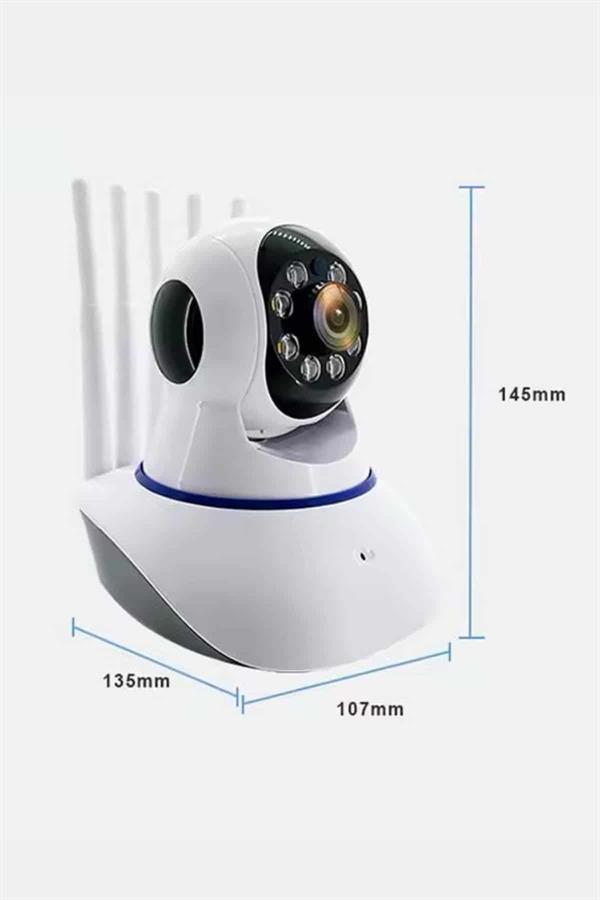 Akıllı Gece Görüşlü Sensörlü Wifi Kamera Telefondan Takip Edilebilir