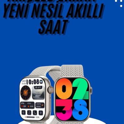 Akıllı Kol Saat Amoled Ekran Android ve İOS Uyumlu Arama Konuşma