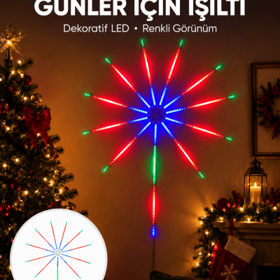 Akıllı RGB LED Duvar Lambası Kumandalı ve Uygulama Kontrollü Yeni Nesil