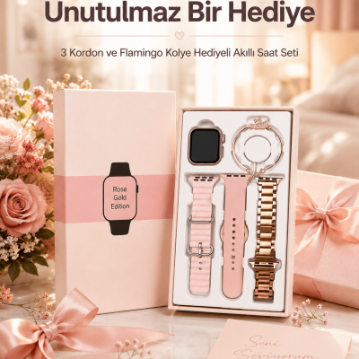 Akıllı Saat Sesli Görüşme Bildirim Görme Uyku ve Sağlık Takibi