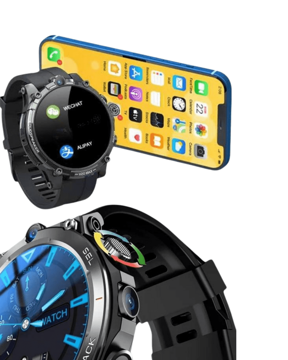 Akıllı Saat Yeni Model Sesli Asistan Bildirim Görme Bluetooth Bağlantılı Müzik Dinleme