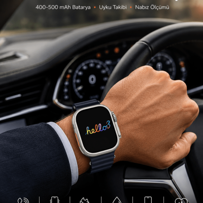 Akıllı Saat Yeni Nesil Bluetooth Bağlantılı Uyku Sağlık Takibi GPS Ve NFC Uyumlu