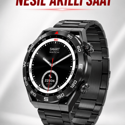 Akıllı Saat Yeni Nesil Bluetooth Bağlantılı Uyku ve Sağlık Takibi NFC ve GPS