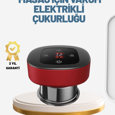 Akıllı Vakumlu Kupa Masaj Cihazı Ağrı Giderici ve Rahatlatıcı Terapi