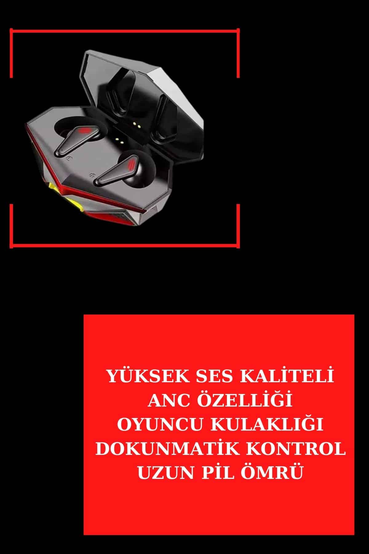 ANC Özellikli Bluetooth Kulaklık ve Amoled Ekran Akıllı Saat Uyku ve Sağlık Takibi Nabız Ölçer