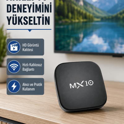 Android 4K TV Box – Wi-Fi, Bluetooth, Dolby Ses, 60 FPS Ultra HD