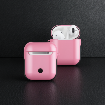 Apple Airpods 2 (2.nesil) 3in1 Kılıf - Pembe