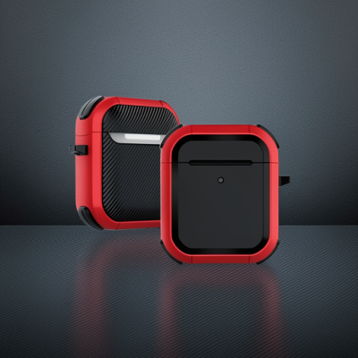 Apple Airpods 2 (2.nesil) Tank Kılıf - Kırmızı