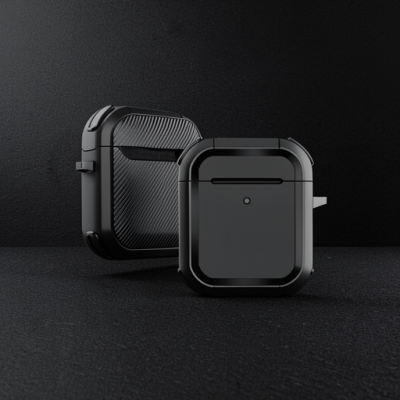 Apple Airpods 2 (2.nesil) Tank Kılıf - Siyah