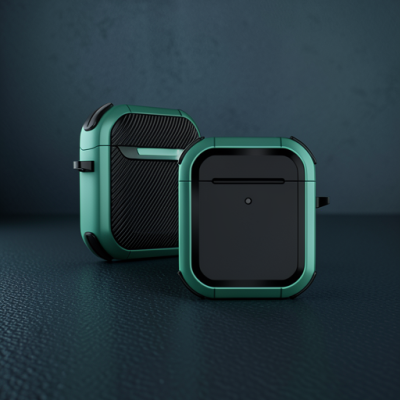 Apple Airpods 2 (2.nesil) Tank Kılıf - Yeşil