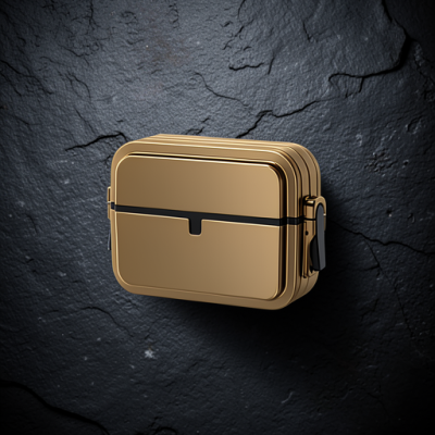 Apple Airpods 3 (3.nesil) 404 Kilitli Kılıf - Gold