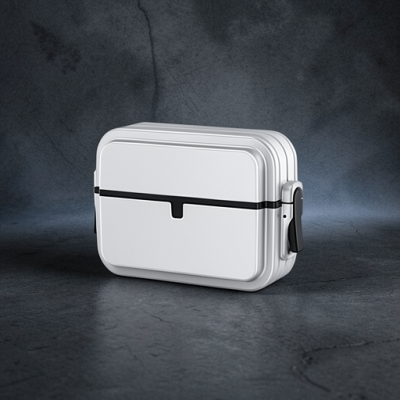 Apple Airpods 3 (3.nesil) 404 Kilitli Kılıf - Gri