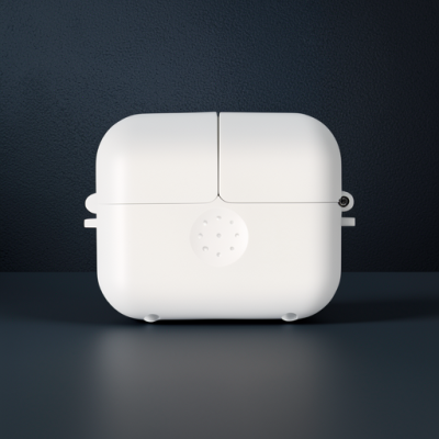 Apple Airpods 3 (3.nesil) Basmalı Kılıf - Beyaz