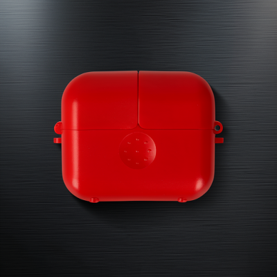 Apple Airpods 3 (3.nesil) Basmalı Kılıf - Kırmızı