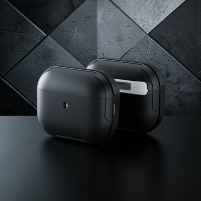 Apple Airpods 3 (3.nesil) Mo-a8 Armor Kılıf - Siyah