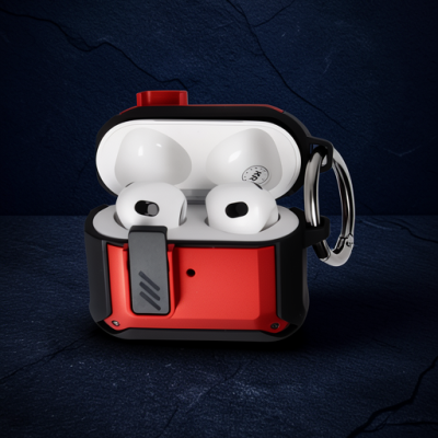 Apple Airpods 3 (3.nesil) Truva Kılıf - Kırmızı