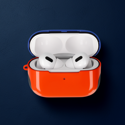 Apple Airpods Pro (1.nesil) 3in1 Kılıf - Kırmızı-lacivert