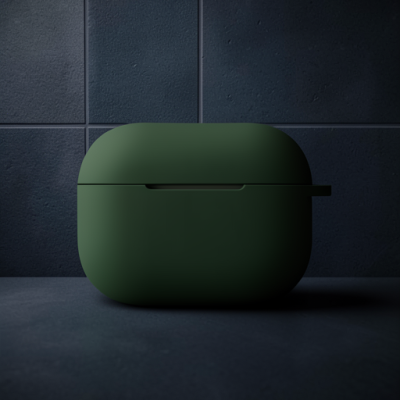 Apple Airpods Pro 2 (2.nesil) Hang Kılıf - Koyu Yeşil