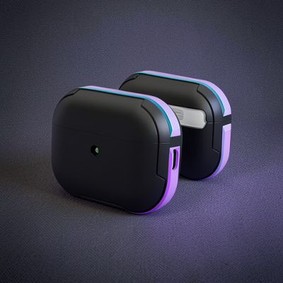 Apple Airpods Pro 2 (2.nesil) Mo-a8 Armor Kılıf - Rainbow