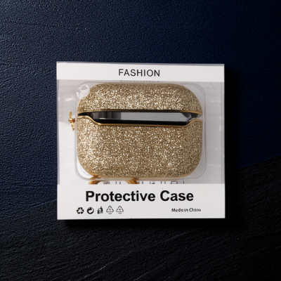 Apple Airpods Pro 2 (2.nesil) Spell Simli Kılıf - Gold