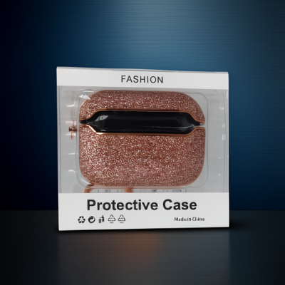 Apple Airpods Pro 2 (2.nesil) Spell Simli Kılıf - Rose Gold