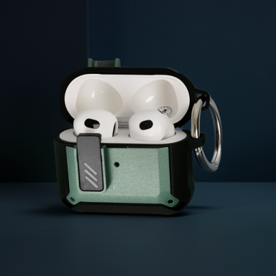 Apple Airpods Pro 2 (2.nesil) Truva Kılıf - Yeşil