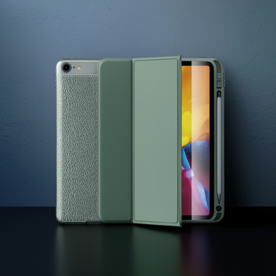 Apple İpad 10.2 (7.nesil) Kılıf Tablet Focus Silikon - Yeşil