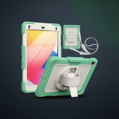 Apple İpad 5 Air 9.7 Kılıf Strap New Tablet Kapak - Yeşil