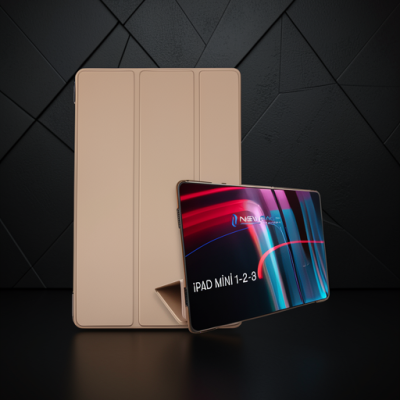 Apple İpad Mini 3 Kılıf Tablet Smart Kılıf - Rose Gold