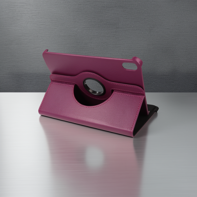 Apple İpad Mini 6 Kılıf 360 Tablet Deri Kılıf - Mürdüm